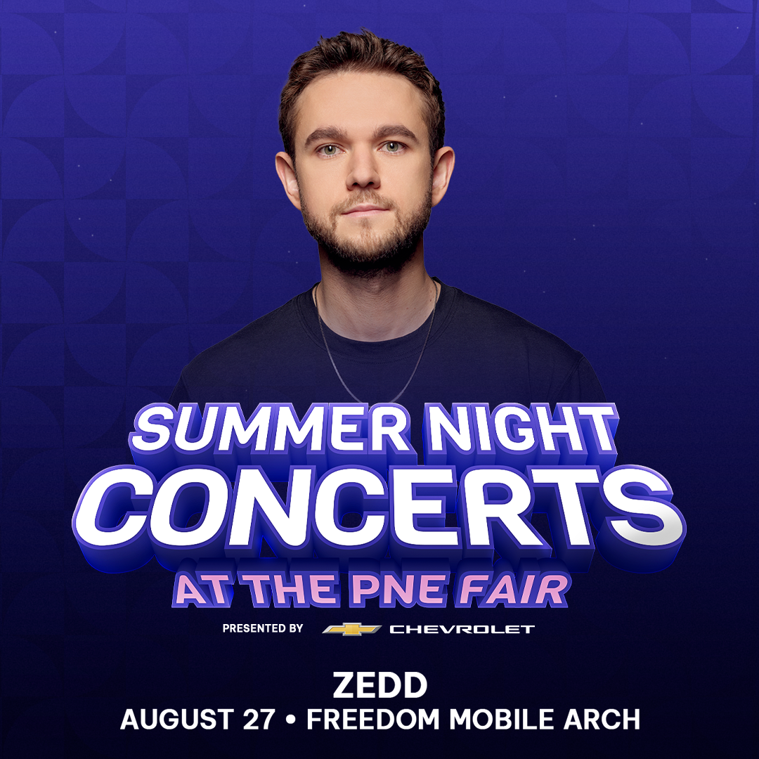 Zedd live tour poster 2026